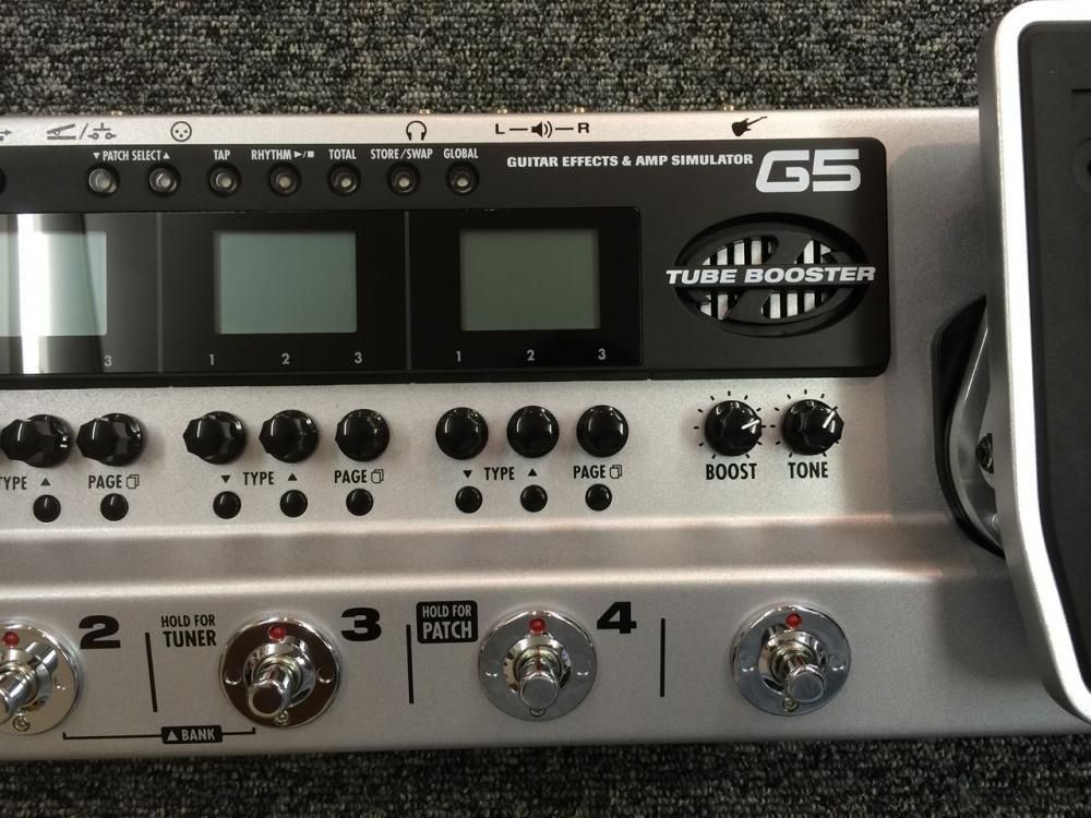 中古品 ZOOM G5 マルチエフェクター/アンプシミュレーター - 奈良市の