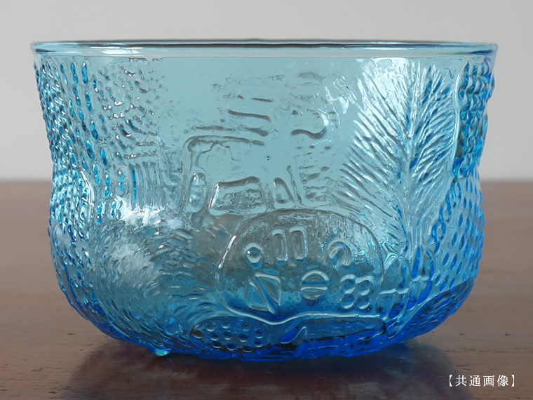 ヴィンテージガラスボウル /ヌータヤルヴィ アラビア /ファウナ 2個