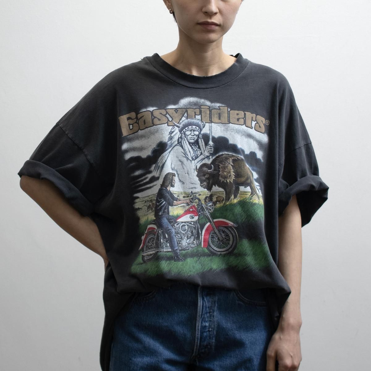 90's EASYRIDERS Tシャツ Easyriders 90's スカルデザイン Tシャツ USA