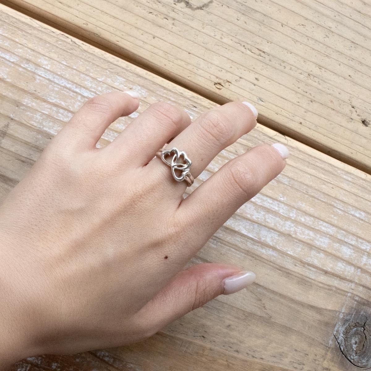 オールドティファニー | トリプルハートリング - レディース 渋谷古着