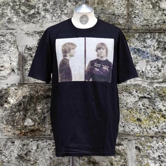 カートコバーン ( NIRVANA ) MUGSHOT TEE / プリント Tシャツ BLACK