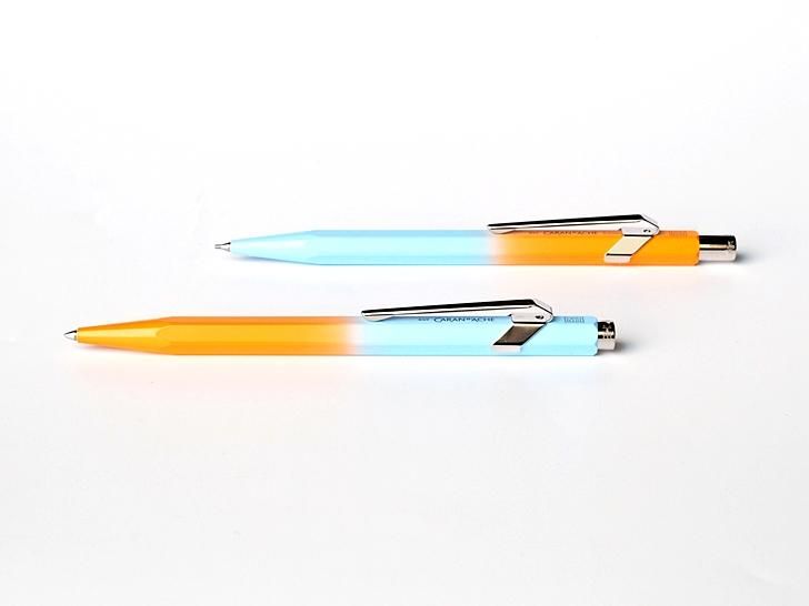 カランダッシュ849 ブルーオレンジ ボールペン・0.5mmペンシルセット