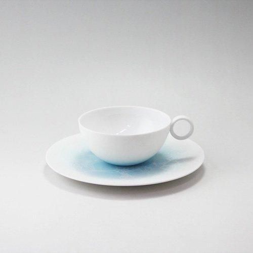 エッグシェル ティーC/S 泡 Pink - 有田焼窯元 やま平窯 公式