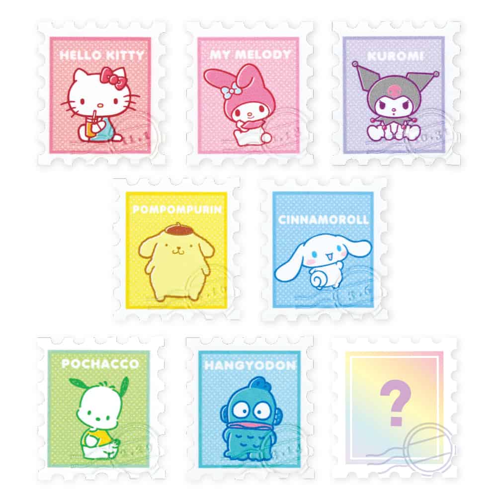 正規品】ボンボンドロップシール ミニ サンリオ 全8種コンプリート