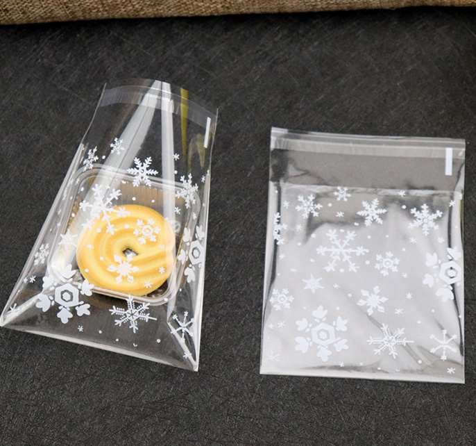 確認用1899円雪Snow400枚 ラッピング袋テープ付きopp