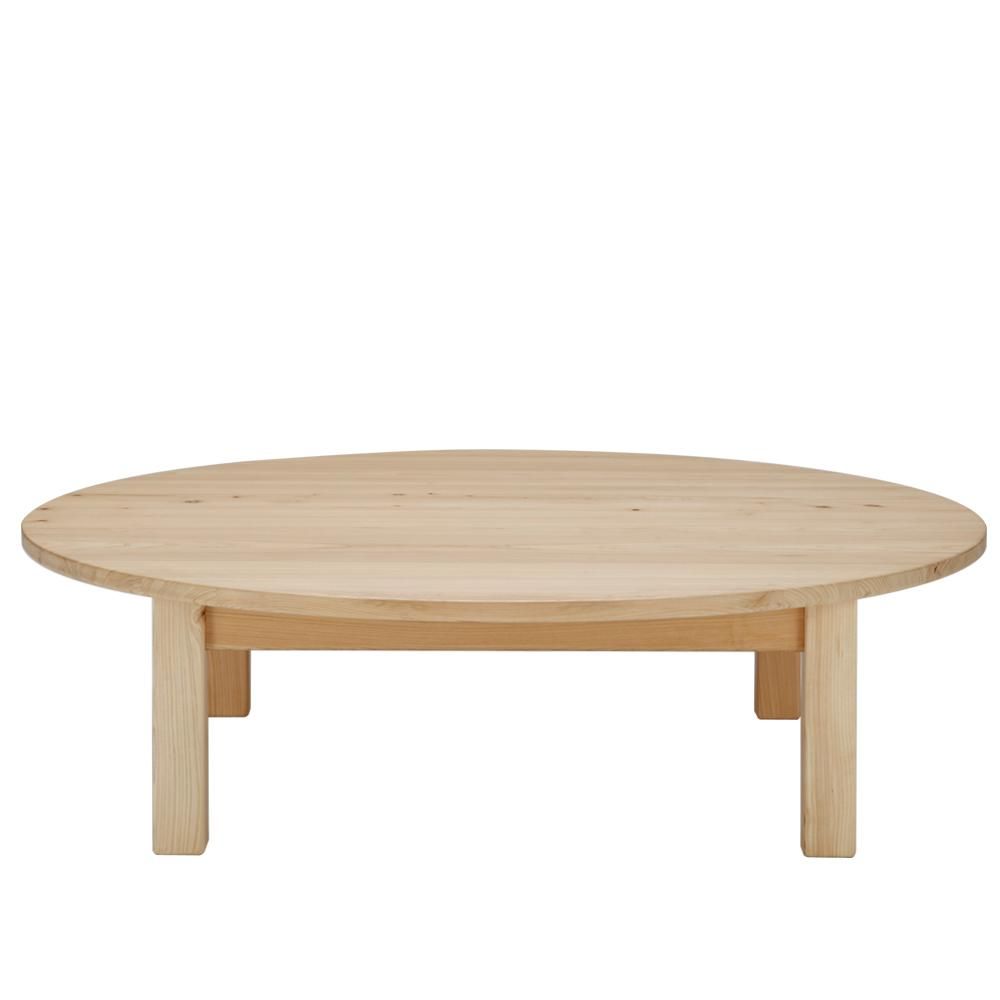 直径120四本脚ローテーブル｜木製ローテーブル/ちゃぶ台｜円卓［120/33