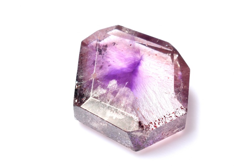 1点物】AA+☆幻想模様 トラピッチェアメジストスーパーセブン 17x17mm