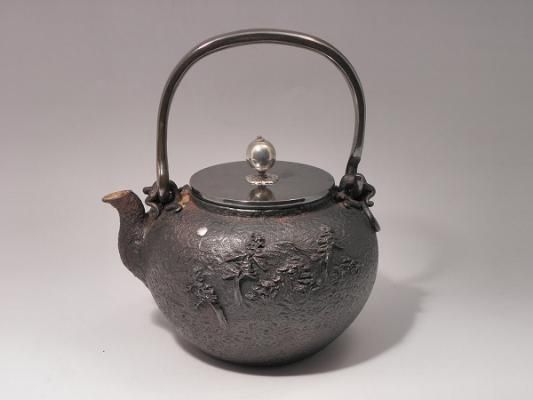 茶器・茶道具 鉄瓶 葛屋（くずや）、喜多 庄兵衛作 共箱□新品