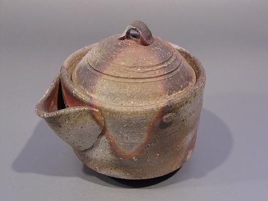 備前焼 森宝山作 宝山 手造宝瓶 急須 茶器揃い 備前焼 森宝山作 宝山