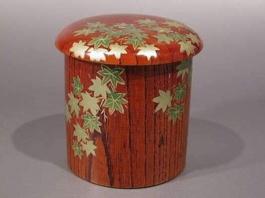 鳴子稲穂群雀 蒔絵 金輪寺 中林星山・作