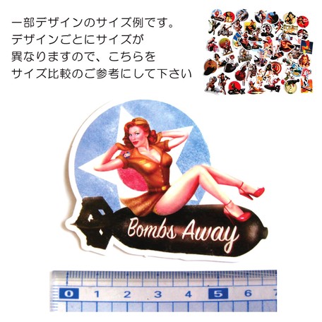 バーガスガール ピンナップガール ノーズアート アメリカンガール