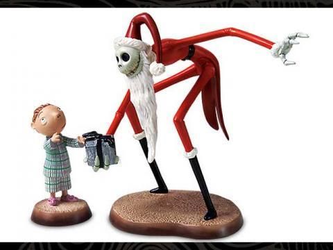 ナイトメアビフォアクリスマス WDCCサンタジャック＆ティミー/A