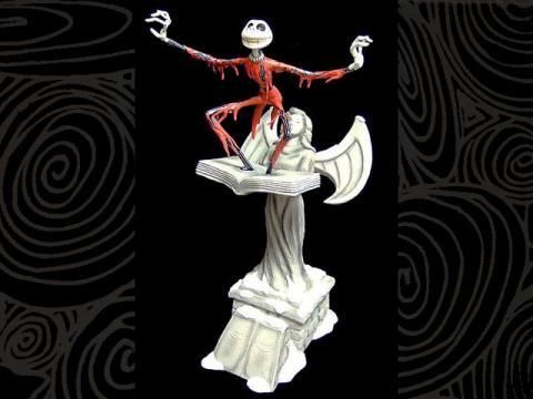 ナイトメアビフォアクリスマス WDCC 墜落ジャック/Jack's Back