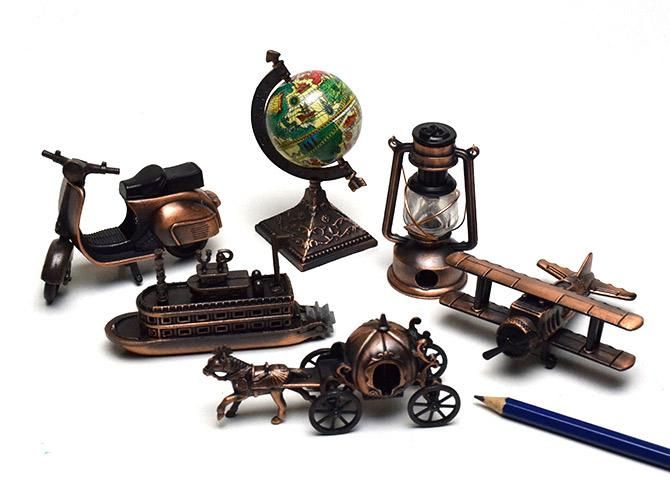 ダイカスト ミニチュア ペンシルシャープナー - おしゃれで 珍しい