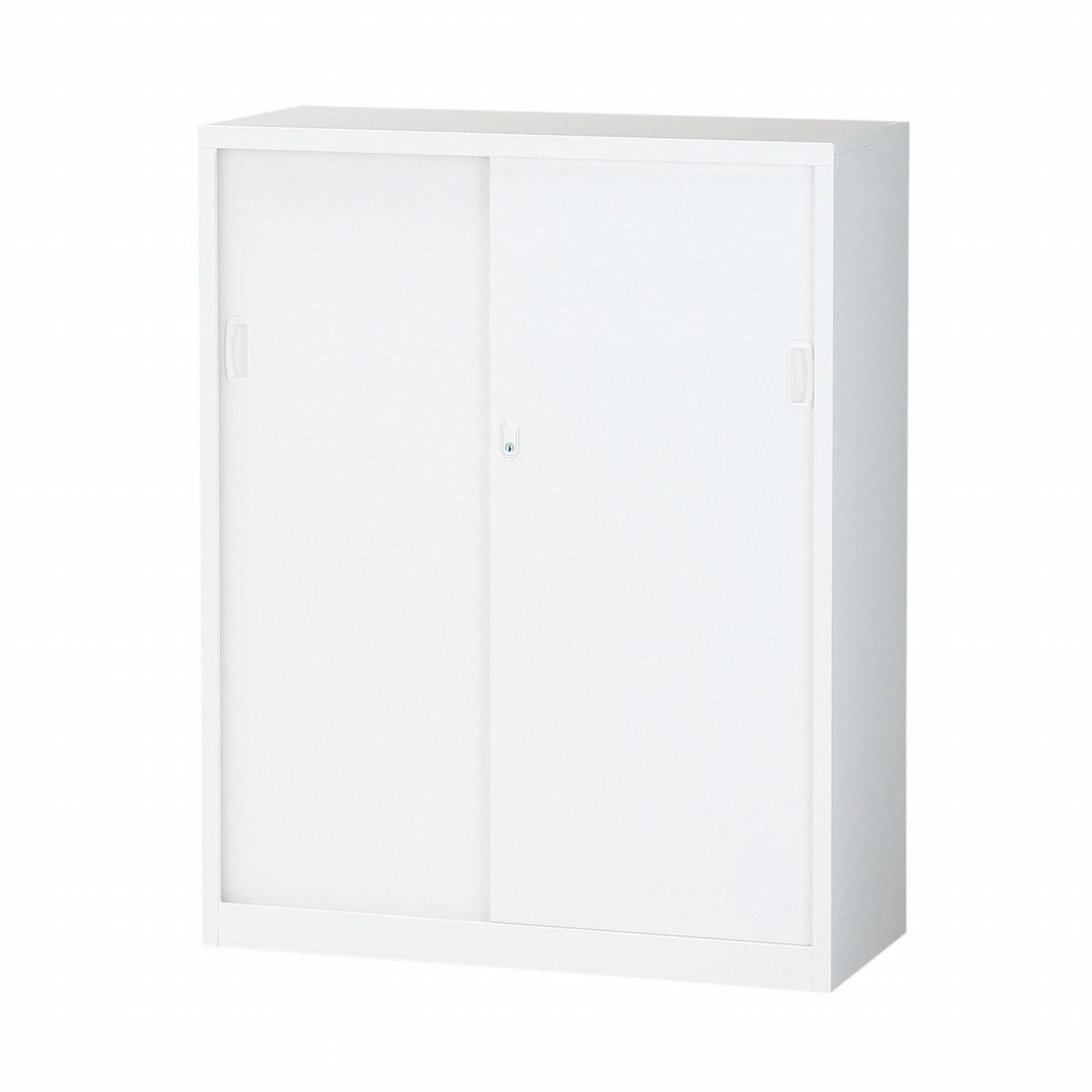 スチール引戸書庫 ALZ-S34 【下置き】【幅880×奥行380×高さ1110mm