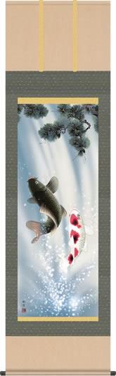 K掛軸 昨秋(昨夜)一声雁 松尾流十一代宗倫匠筆 懐紙 共箱 紙箱 S219KJ