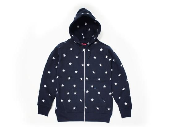 Supreme - Stars Zip Hoodie | スウェット - UG.SHAFT