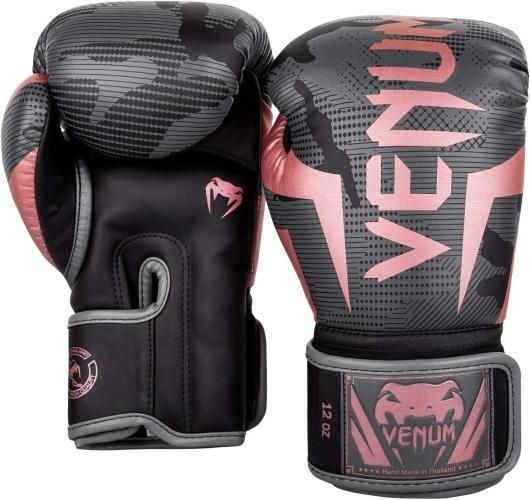 VENUM ボクシンググローブ エリート ブラック×ピンクゴールド