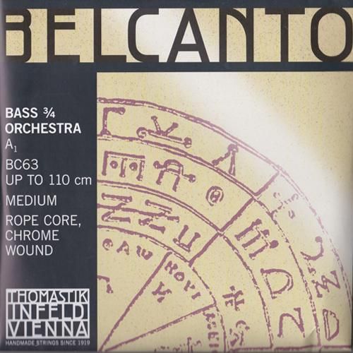 ベルカント コントラバス弦GDAEセット｜弓に素直