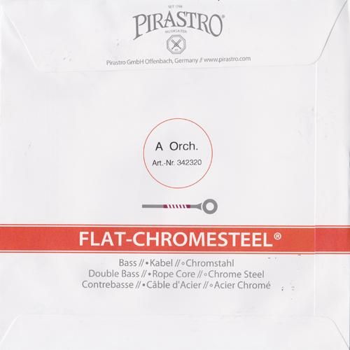 フラットクロムスチール コントラバス弦GDAEセット｜明瞭な響き