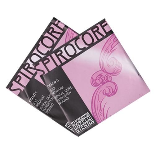 スピロコア チェロ弦 G・C線セット タングステン巻