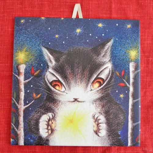 猫のダヤン アートタイル 同梱割引あり】2枚セット アートタイル（大）わ