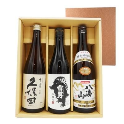 日本酒 美味しい新潟3銘柄 飲み比べセット「久保田」「鶴齢」「八海山