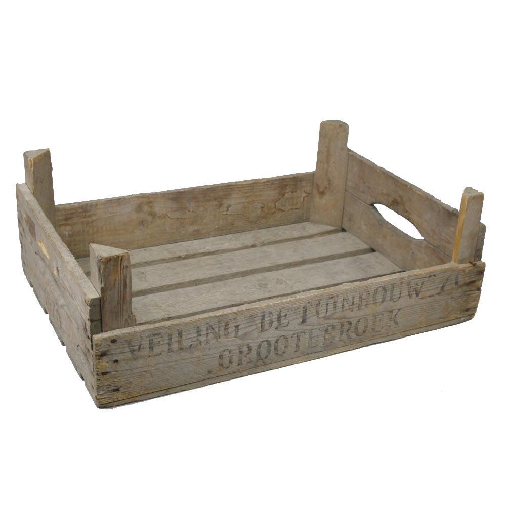 ベジタブルボックス アンティーク ヴィンテージ トレイ 木箱 フラワー