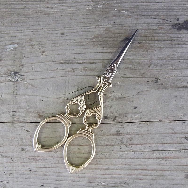 デザイン シザー ゴールド アンティーク調はさみ