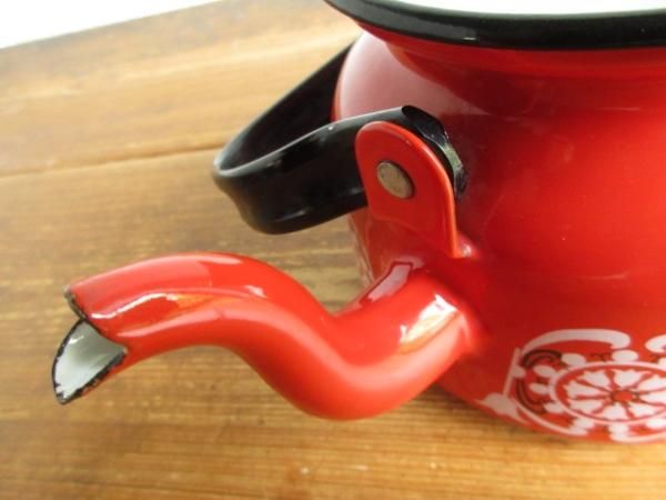 美品＆レア！Finel/フィネル社製・ホーローポット/ケトル♪ Punahilkka