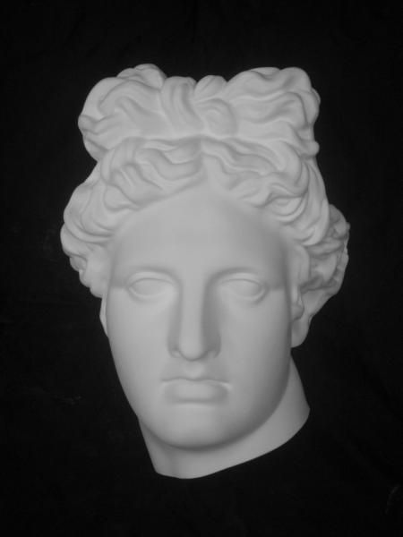 M-442 アポロ半面 - 日本で唯一の石膏像専門ショップ「石膏像ドットコム」