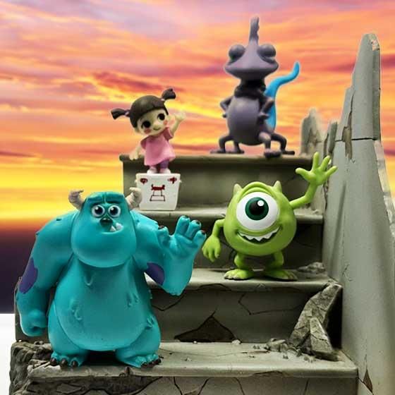 モンスターズ・インク サリー＆マイク 箔押し モンスターズ・インク