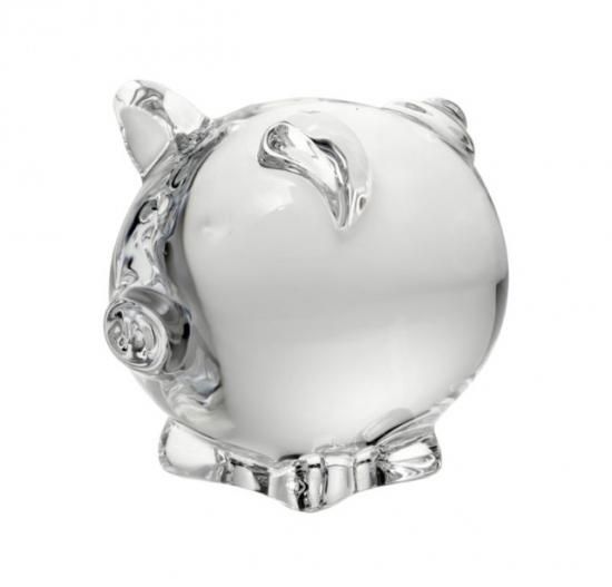 美品 希少 Baccarat クリスタル豚の置物 廃盤モデル 箱無し Baccarat