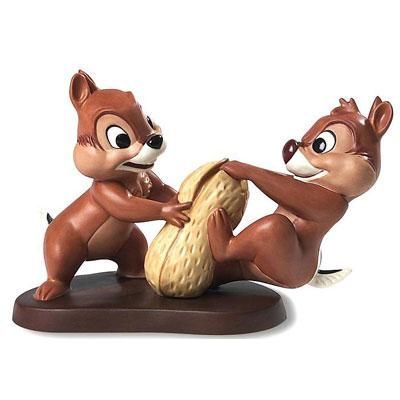 ディズニー WDCC フィギュア チップとデール Chip 'N' Dale Determined