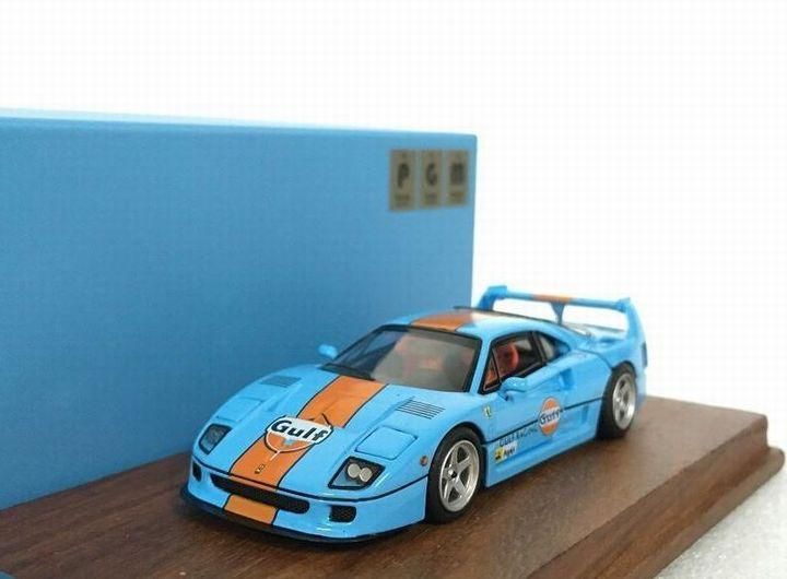 1/64 PGM Ferrari F40 LM GULF Rectangle base - 【MR BBR MakeUp