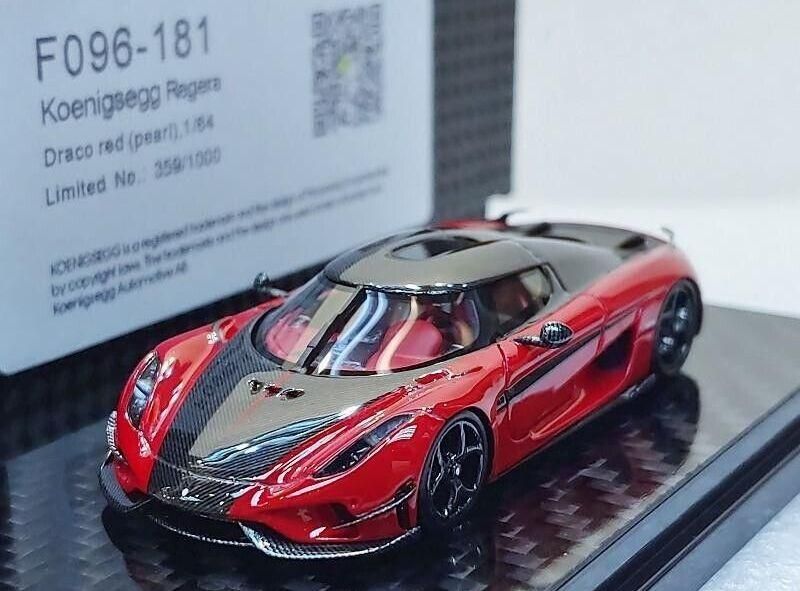 1/64 FrontiArt Koenigsegg Regera Draco Red - 【MR BBR MakeUp