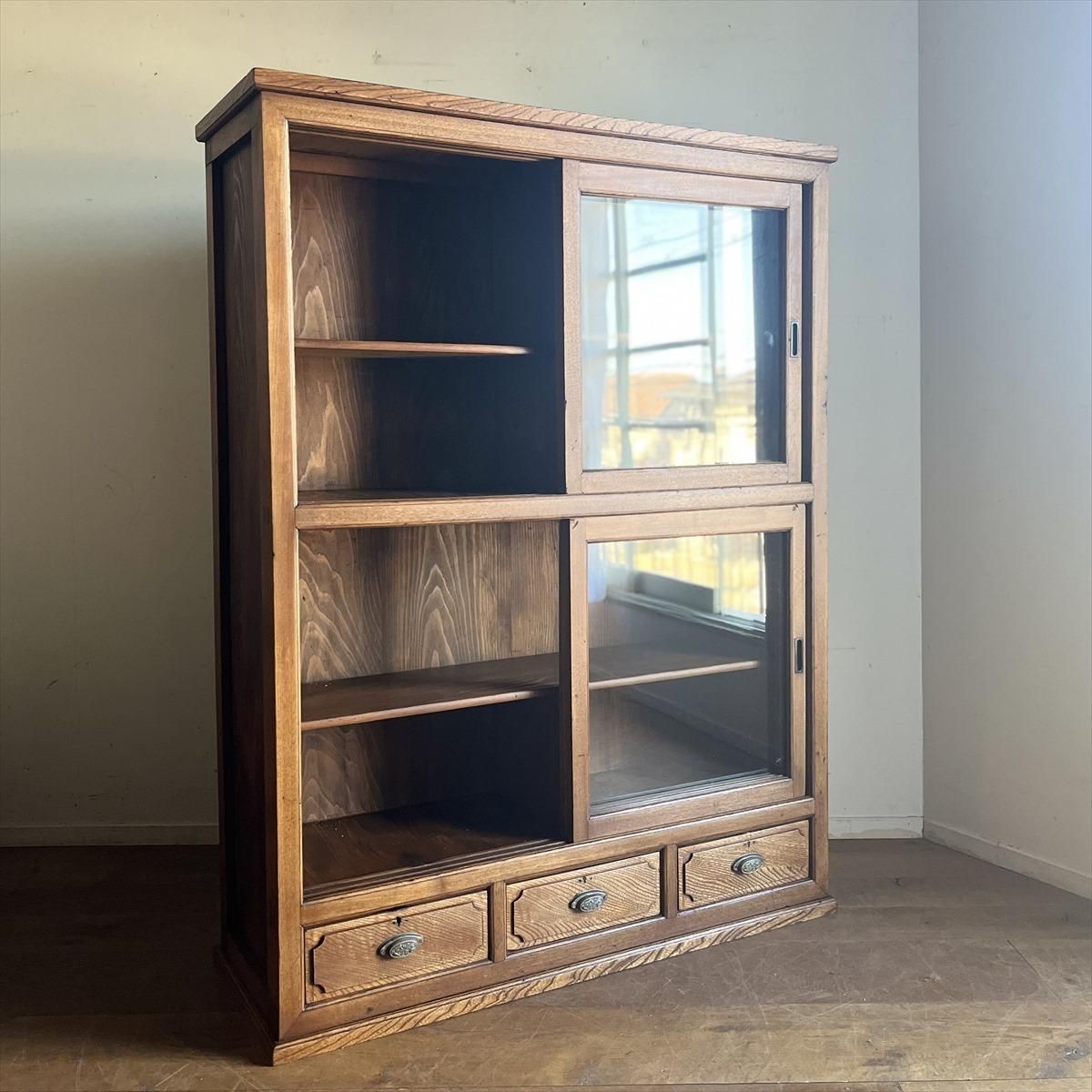 引き取り限定、アンティーク家具③ 古家具 キャビネット 古民家 【公式