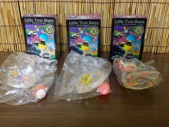 サンリオ タイニーポエム リトルツインスターズ ポプリ入り小瓶 レトロ