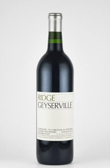 リッジ・ヴィンヤード ”ガイザーヴィル” ジンファンデル