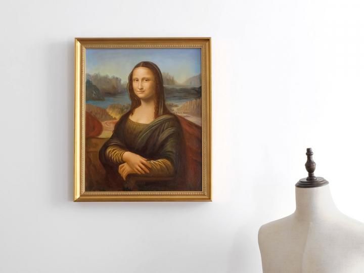 一点物】 油彩 複製画 レオナルド・ダ・ヴィンチ 「モナ・リザ