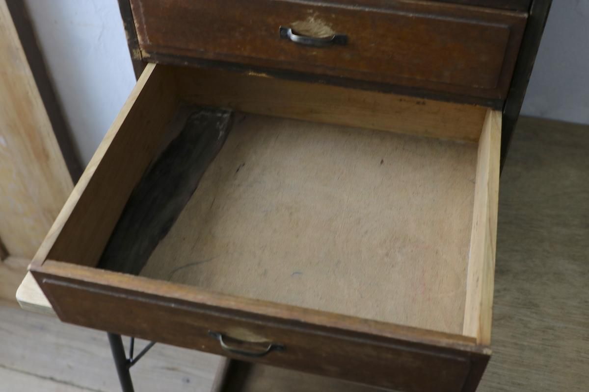 昭和レトロ小引き出し5段/w32.5×d27.5×h48.5cm- カフェスタイルの