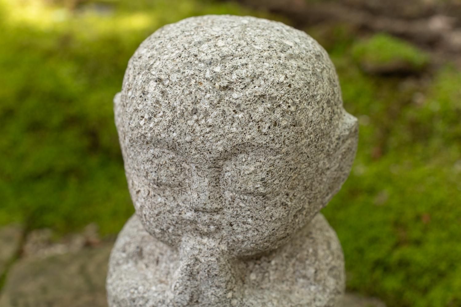 由良石製の地蔵（印） | Jizo (Mudra) made of Yura stone