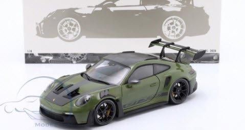 ミニチャンプス ポルシェ 911 GT3RS NATOグリーン Porsche 911 (992