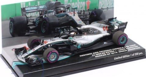 ミニチャンプス 413181944 1/43 メルセデス AMG W09 #44 メキシコGP F1