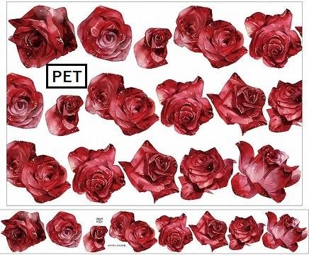 海外PETマステ 赤バラ5本 海外PETマステ 赤バラ5本 海外PETマステ 赤