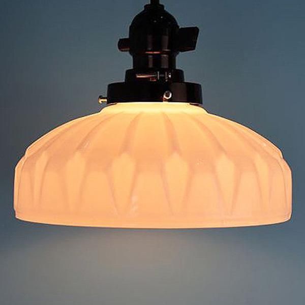 大正ロマン 緑変形電笠 電気スタンド ガラス 照明 灯り アンティーク