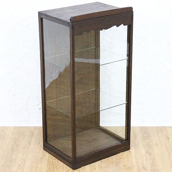 ガラスケース コレクションケース 人形ケース 和風 木枠 大正・昭和