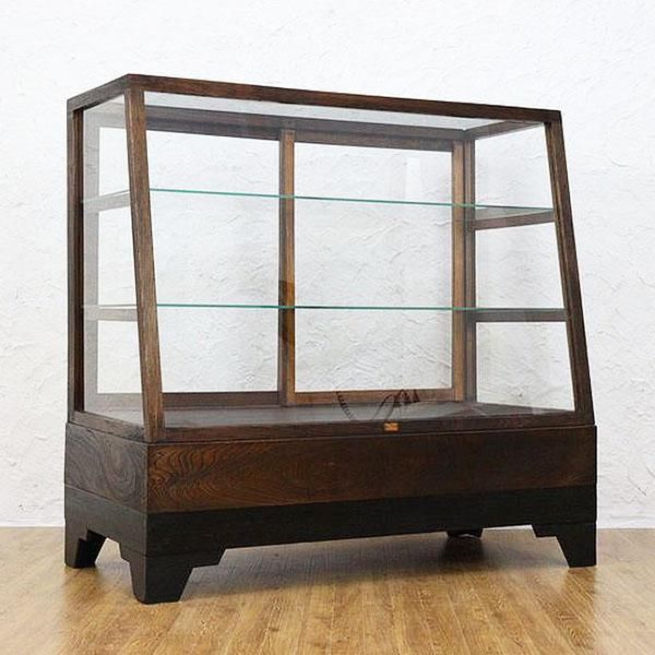 1231 アンティーク 置き床 飾り棚 展示台 陳列台 骨董 レトロ ケース