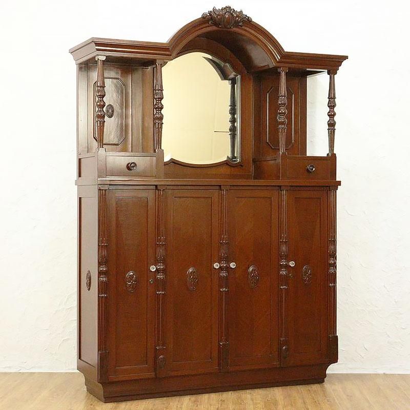 キャビネット ルネサンス調 ミラー付き 収納 1930-40年代