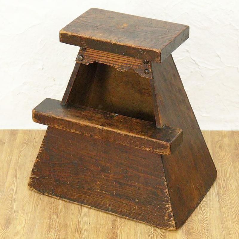 踏み台 日本の道具 古道具 飾り台 花台 明治 大正 アンティーク 和骨董